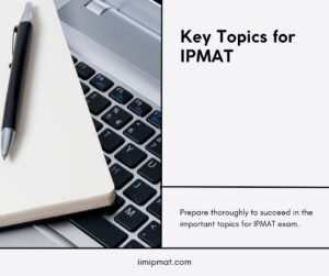 Important Topics for IPMAT